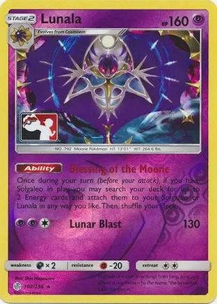 Lunala - Reverse Holofoil League & Championship Cards - Holo Rare