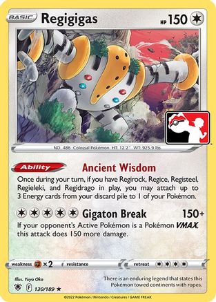 Regigigas/189 Prize Pack Series Cards - Rare