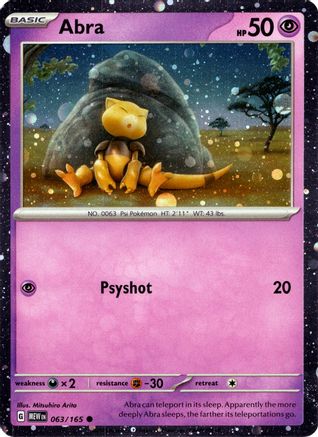 Abra (Cosmos Holo) 063/165 - Holofoil Miscellaneous Cards & Products - Promo