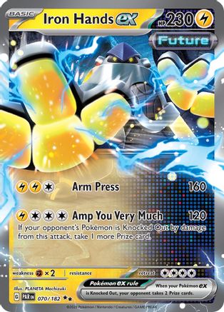 Iron Hands ex 070/182 - Holofoil SV04 Paradox Rift - Double Rare