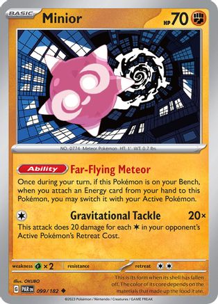 Minior 099/182 SV04 Paradox Rift - Uncommon