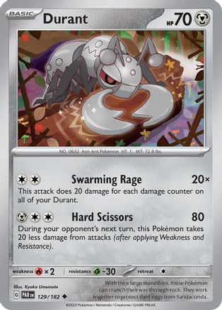 Durant 129 - Reverse Holofoil SV04 Paradox Rift - Uncommon