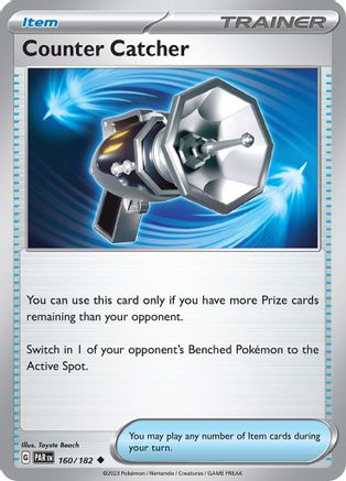 Counter Catcher 160 - Reverse Holofoil SV04 Paradox Rift - Uncommon