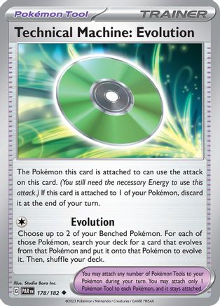 Technical Machine: Evolution 178 - Reverse Holofoil SV04 Paradox Rift - Uncommon