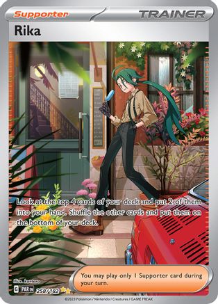 Rika 258/182 - Holofoil SV04 Paradox Rift - Special Illustration Rare