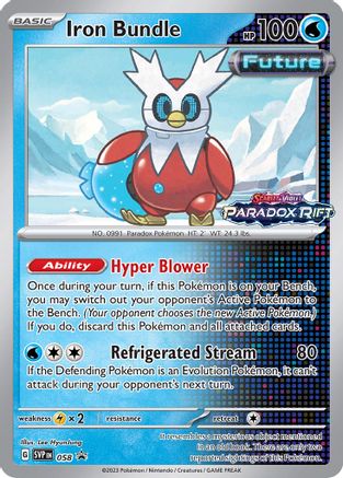 Iron Bundle (Prerelease) 058 - Holofoil SV Scarlet & Violet Promo Cards - Promo