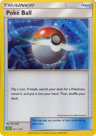 Poke Ball (CLV) 021 - Holofoil Trading Card Game Classic - Classic Collection