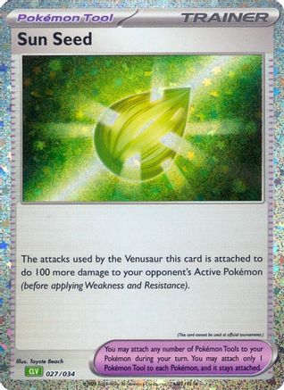 Sun Seed 027 - Holofoil Trading Card Game Classic - Classic Collection