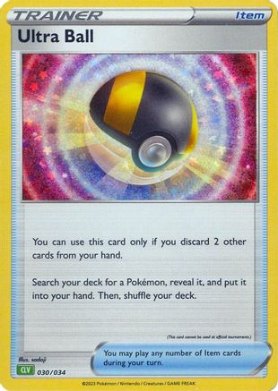 Ultra Ball (CLV) 030 - Holofoil Trading Card Game Classic - Classic Collection