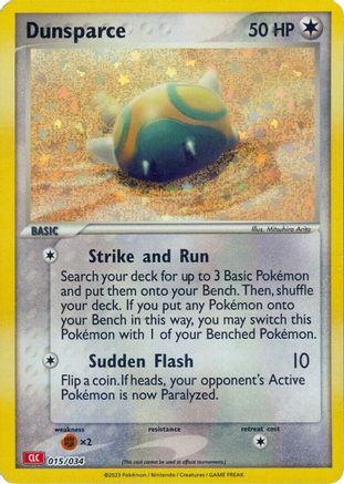 Dunsparce 015 - Holofoil Trading Card Game Classic - Classic Collection