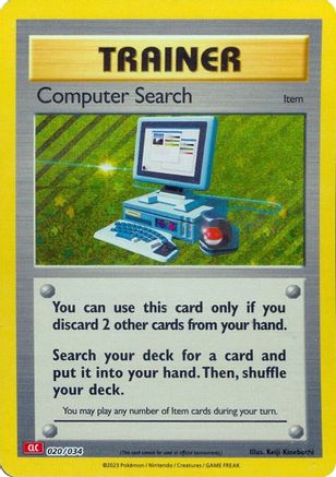 Computer Search (CLC) 020 - Holofoil Trading Card Game Classic - Classic Collection