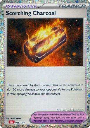 Scorching Charcoal 026 - Holofoil Trading Card Game Classic - Classic Collection