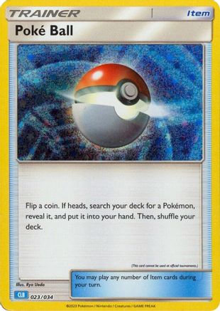 Poke Ball (CLB) 023 - Holofoil Trading Card Game Classic - Classic Collection