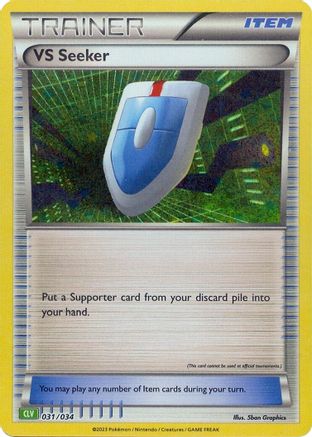 VS Seeker (CLV) 031 - Holofoil Trading Card Game Classic - Holo Rare