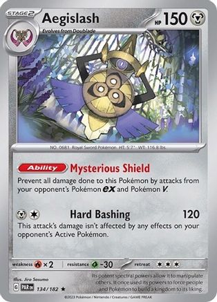Aegislash (Non-Holo) 134/182 Deck Exclusives - Rare