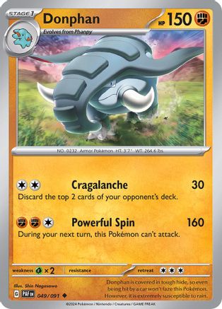 Donphan 049 SV Paldean Fates - Uncommon