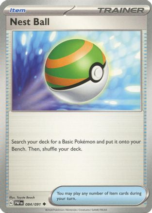 Nest Ball 084 - Reverse Holofoil SV Paldean Fates - Uncommon