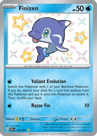 Finizen 123 - Holofoil SV Paldean Fates - Shiny Rare
