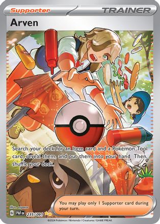 Arven 235 - Holofoil SV Paldean Fates - Special Illustration Rare