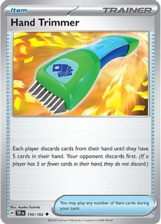 Hand Trimmer 150 - Reverse Holofoil SV05 Temporal Forces - Uncommon