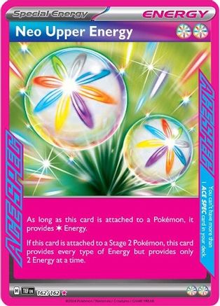Neo Upper Energy 162 - Holofoil SV05 Temporal Forces - ACE SPEC Rare