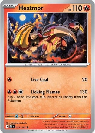 Heatmor 031 - Reverse Holofoil SV05 Temporal Forces - Common