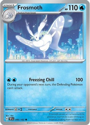 Frosmoth 046 - Reverse Holofoil SV05 Temporal Forces - Common