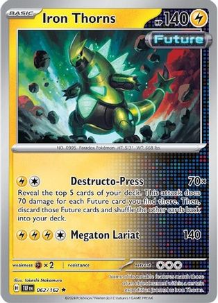 Iron Thorns 062 - Holofoil SV05 Temporal Forces - Rare