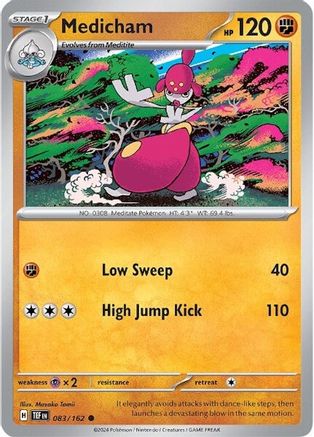 Medicham 083 - Reverse Holofoil SV05 Temporal Forces - Common
