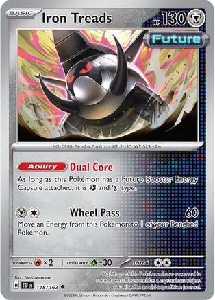 Iron Treads 118 - Reverse Holofoil SV05 Temporal Forces - Uncommon