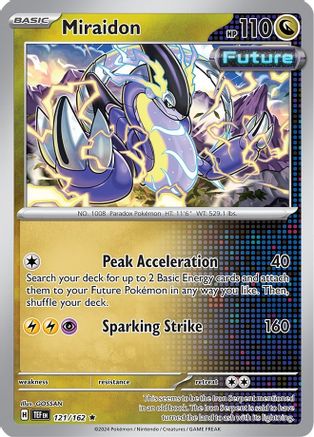 Miraidon 121/162 Deck Exclusives - Rare