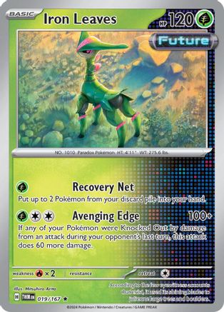 Iron Leaves 019 - Holofoil SV06 Twilight Masquerade - Rare