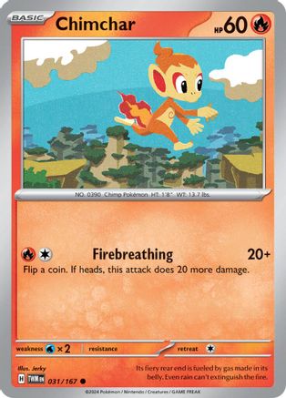 Chimchar 031 SV06 Twilight Masquerade - Common