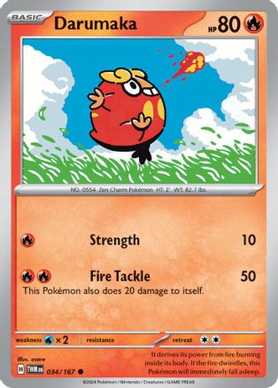 Darumaka 034 - Reverse Holofoil SV06 Twilight Masquerade - Common