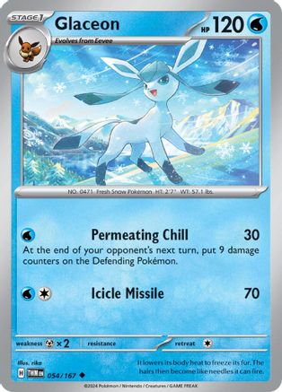 Glaceon 054 SV06 Twilight Masquerade - Uncommon