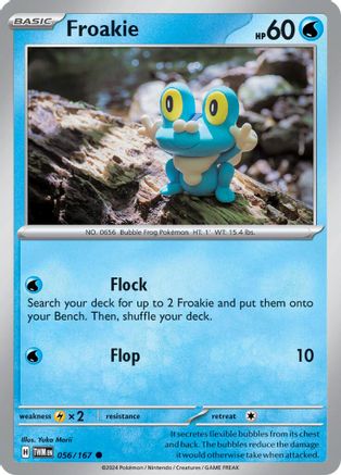Froakie 056 - Reverse Holofoil SV06 Twilight Masquerade - Common