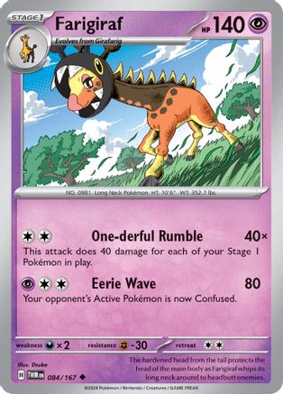 Farigiraf 084 SV06 Twilight Masquerade - Uncommon