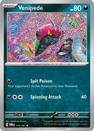 Venipede 115 SV06 Twilight Masquerade - Common
