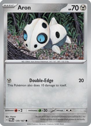 Aron 120 - Reverse Holofoil SV06 Twilight Masquerade - Common
