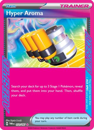Hyper Aroma 152 - Holofoil SV06 Twilight Masquerade - ACE SPEC Rare
