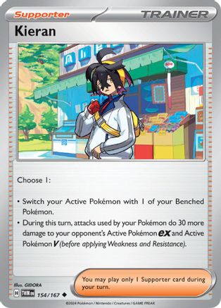 Kieran 154/167 SV06 Twilight Masquerade - Uncommon