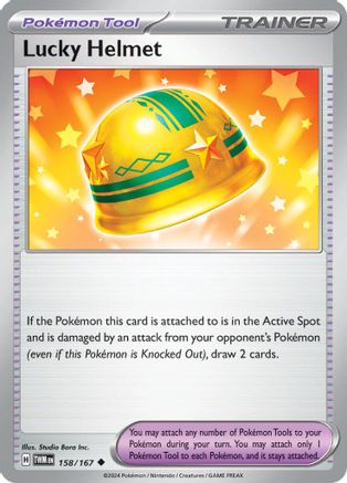 Lucky Helmet 158 - Reverse Holofoil SV06 Twilight Masquerade - Uncommon
