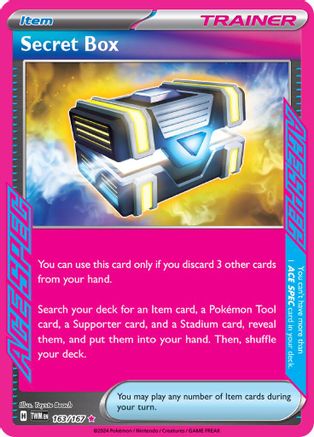 Secret Box 163 - Holofoil SV06 Twilight Masquerade - ACE SPEC Rare