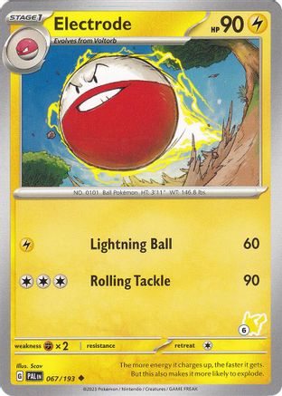 Electrode - Pikachu 6 Battle Academy 2024 - Uncommon