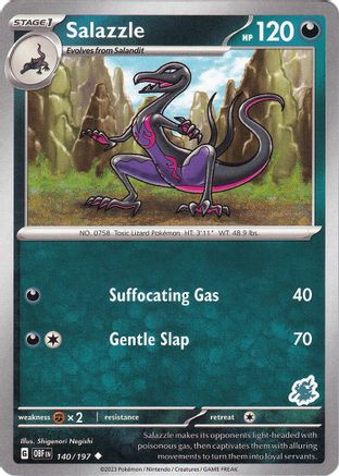 Salazzle - Darkrai Deck 140 Battle Academy 2024 - Uncommon