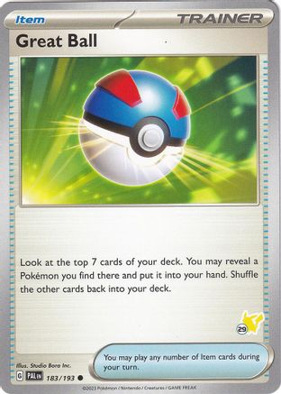 Great Ball - Pikachu 29 Battle Academy 2024 - Common