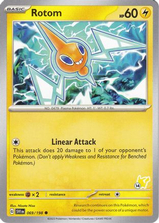 Rotom - Pikachu 14 Battle Academy 2024 - Common