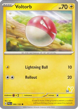 Voltorb - Pikachu 34 Battle Academy 2024 - Common