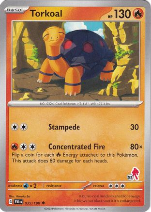 Torkoal - Armarouge 53 Battle Academy 2024 - Uncommon