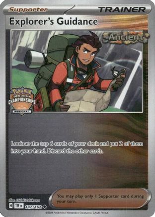 Explorer's Guidance - 147/162 (Regional Championships)/162 - Reverse Holofoil League & Championship Cards - Uncommon